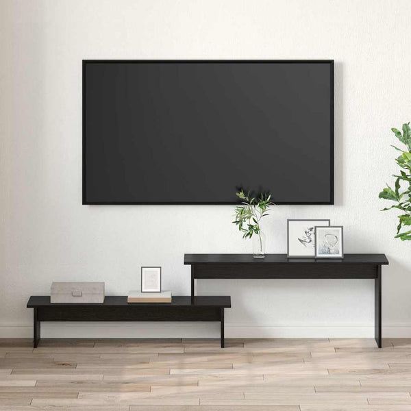 TV-kaappi Musta tammi 180 x 30 x 43 cm Tekninen puu