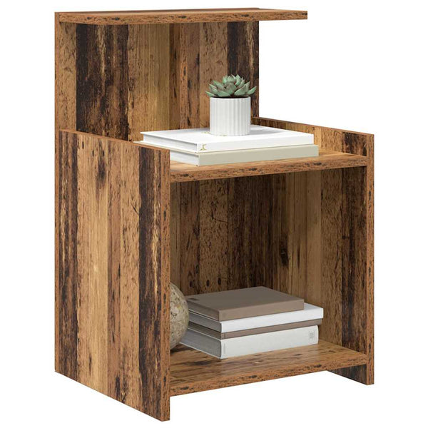 Sängynkaappi Vanha puu 40 x 35 x 60 cm Lastulevy