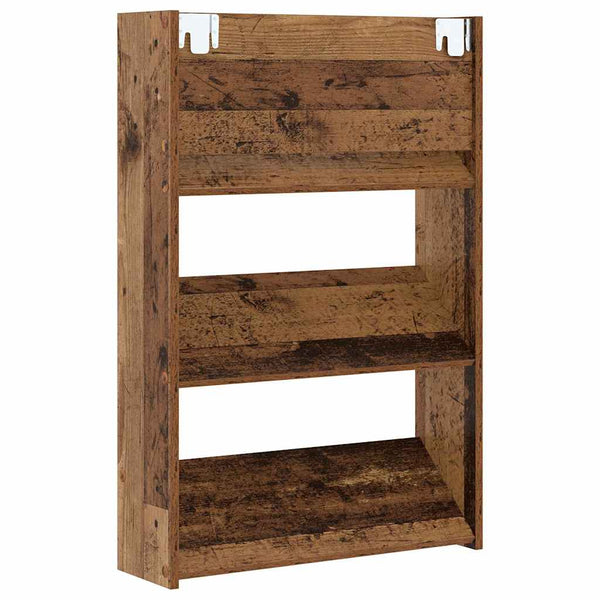 Kenkäkaappi 60 x 18 x 90 cm Tekninen puu Vanha puu