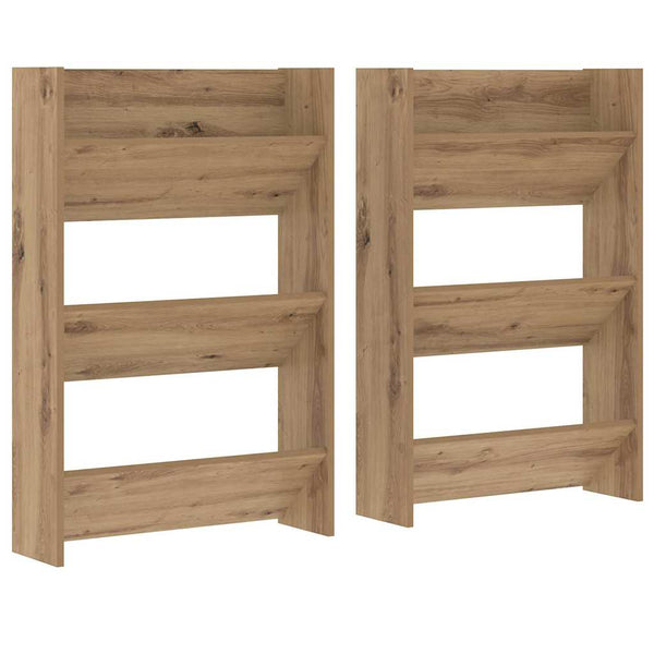 Kenkäkaappi 2 kpl 60 x 18 x 90 cm Tekninen puu Artisaanitammi