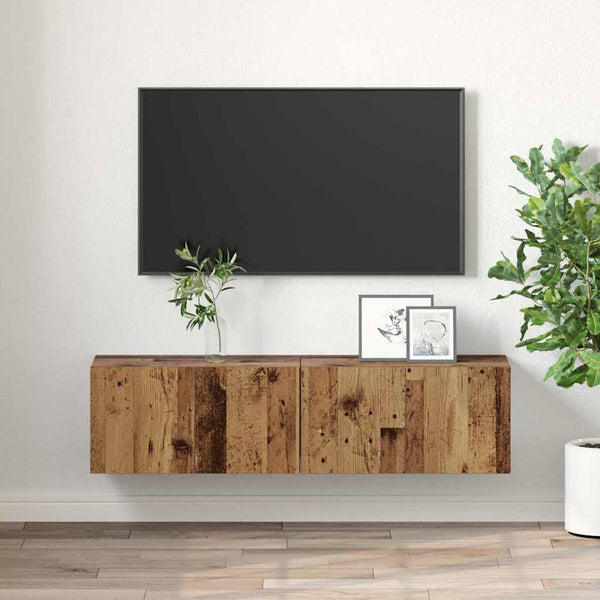 TV-kaappi 2 pcs Monivärinen 60 x 30 x 30 cm Tekninen puu