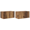 TV-kaappi 2 pcs Monivärinen 60 x 30 x 30 cm Tekninen puu
