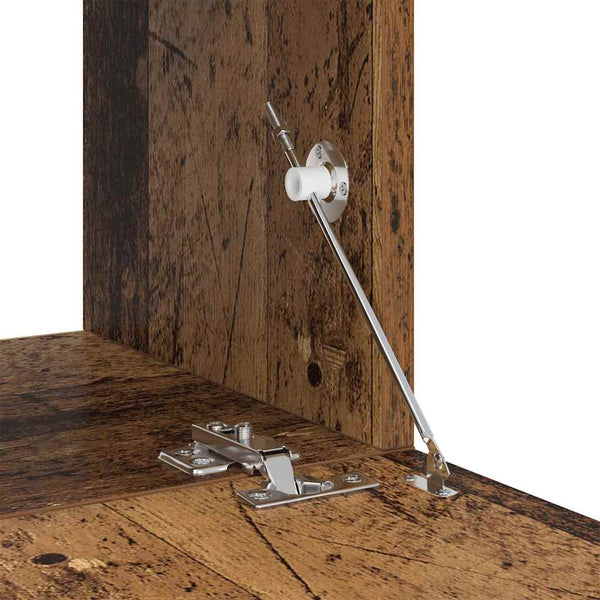 3 osan TV-kaappi Ruskea 60 x 30 x 30 cm Teknistä puuta