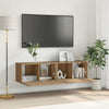 TV-kaappi 2 pcs Ruskea 60 x 30 x 30 cm Tekninen puu