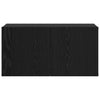 TV-kaappi 2 pcs Musta 60 x 30 x 30 cm Tekninen puu