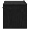 TV-kaappi 3 pcs Musta 60 x 30 x 30 cm Tekninen puu
