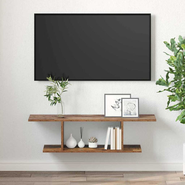 TV-kaappi 103 x 30 x 26.5 cm Ruskea Tekninen puu