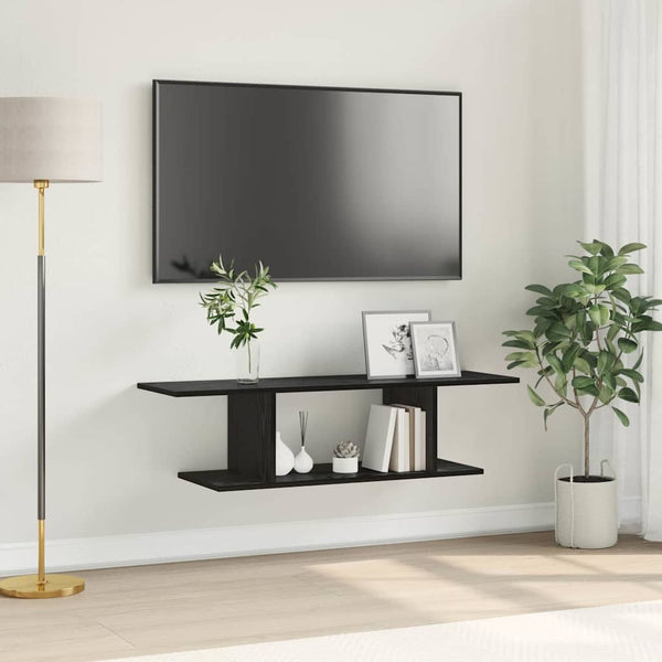 TV-kaappi Musta 103 x 30 x 26.5 cm Tekninen puu