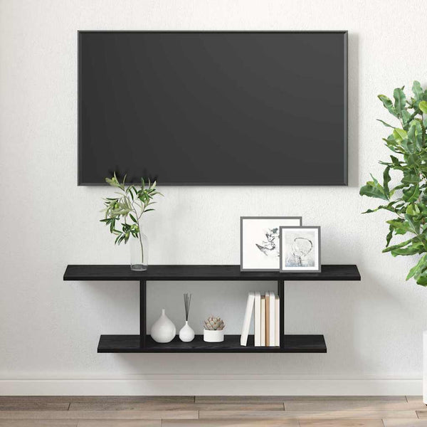 TV-kaappi Musta 103 x 30 x 26.5 cm Tekninen puu