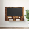 Seinä TV Kaappi Vanha puu 120 x 23.5 x 90 cm Tekninen puu
