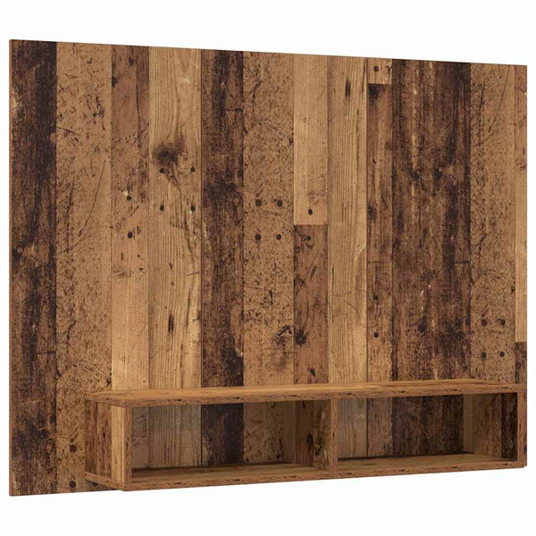 Seinä TV Kaappi Vanha puu 120 x 23.5 x 90 cm Tekninen puu