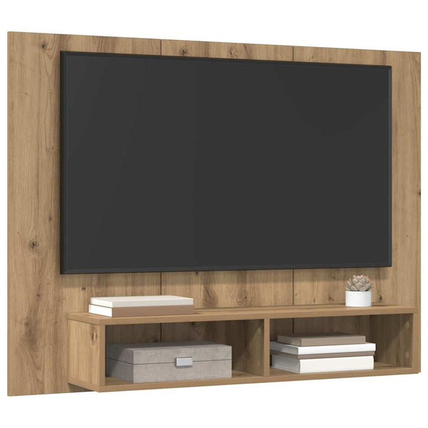 Seinä TV Kaappi artesaani tammi 120 x 23.5 x 90 cm Tekninen puu