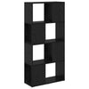 TV-tasosetti Musta 60 x 24 x 125,5 cm Tekninen puu