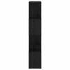 TV-tasosetti Musta 60 x 24 x 125,5 cm Tekninen puu