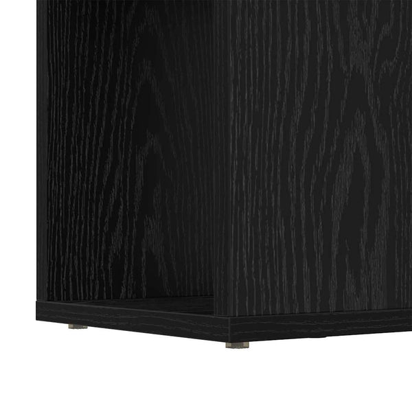 TV-tasosetti Musta 80 x 24 x 125 cm Tekninen puu