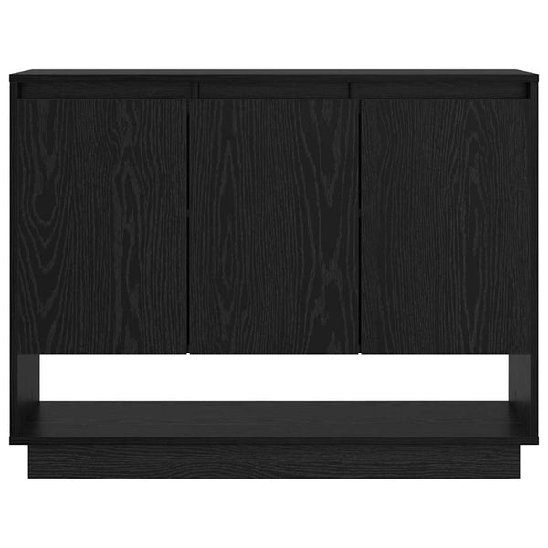 Sivupöytä Musta tammi 97 x 29 x 75 cm Tekninen puu