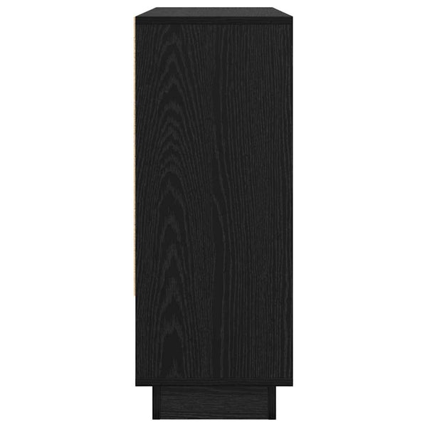 Sivupöytä Musta tammi 97 x 29 x 75 cm Tekninen puu
