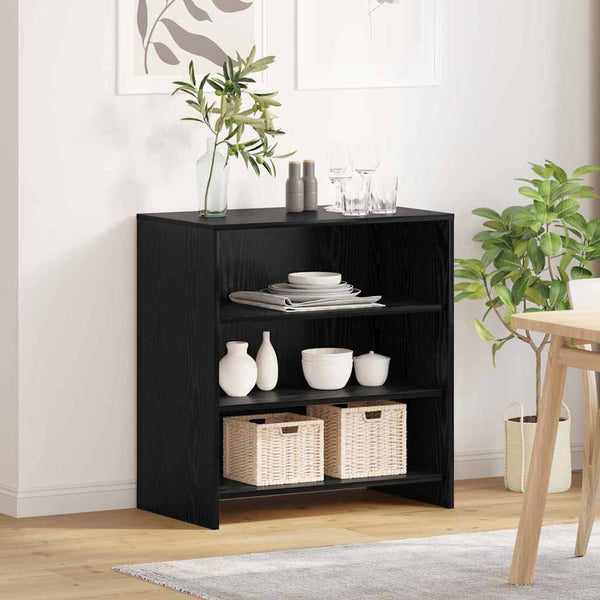 Sivupöytä Musta 70 x 41 x 75 cm Tekninen puu