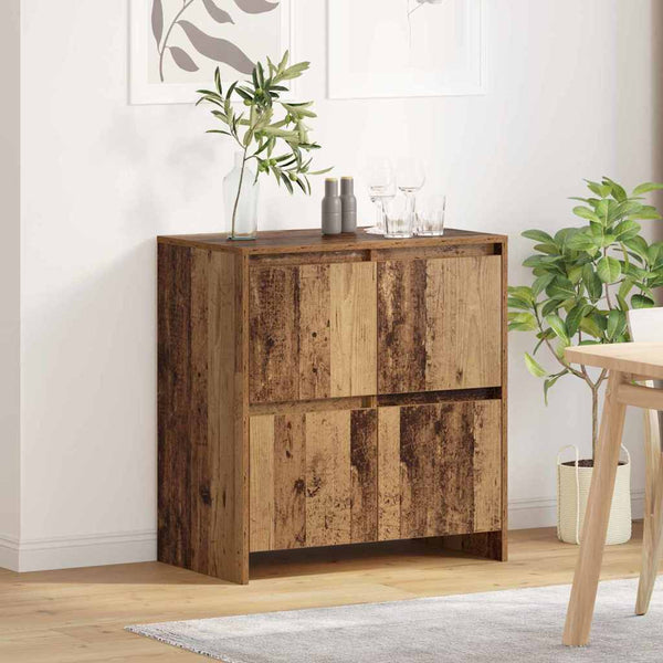 Sivupöytä Vanha puu 70 x 41 x 75 cm Tekninen puu