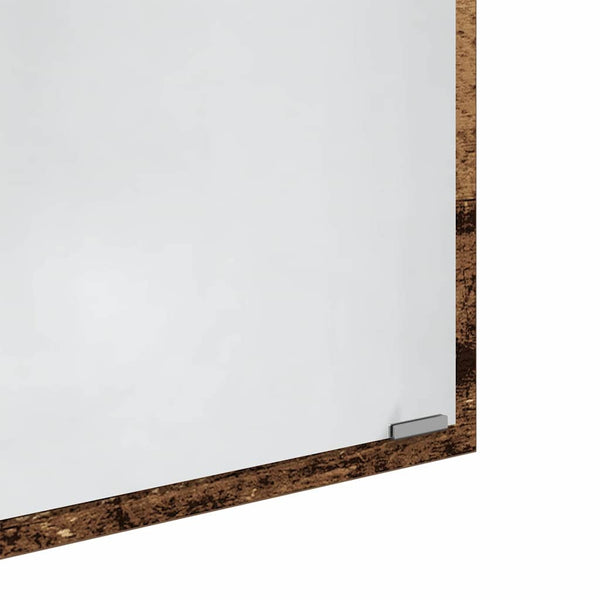 LED kylpyhuonemirror Vanha puu 40 x 37 x 8.5 cm Tekninen puu