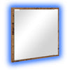 LED kylpyhuonemirror Vanha puu 40 x 37 x 8.5 cm Tekninen puu