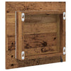 LED kylpyhuonemirror Vanha puu 40 x 37 x 8.5 cm Tekninen puu