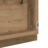 LED kylpyhuonemirror Artisan tammi 40 x 37 x 8.5 cm