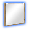 LED kylpyhuonemirror Artisan tammi 40 x 37 x 8.5 cm
