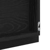 LED kylpyhuonemirror Musta tammi. 40 x 37 x 8.5 cm Tekninen puu