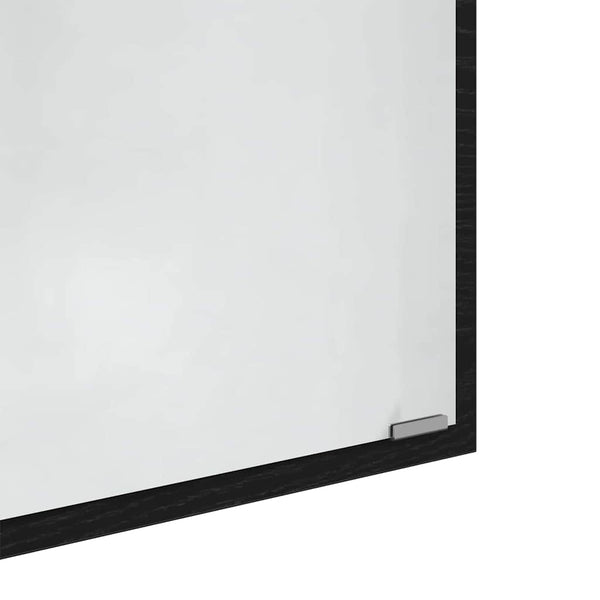 LED kylpyhuonemirror Musta tammi. 40 x 37 x 8.5 cm Tekninen puu