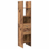 Kirjahylly 2 tasoa 40 x 35 x 180 cm Tekninen puu Vanha puu