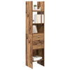 Kirjahylly 2 tasoa 40 x 35 x 180 cm Tekninen puu Vanha puu