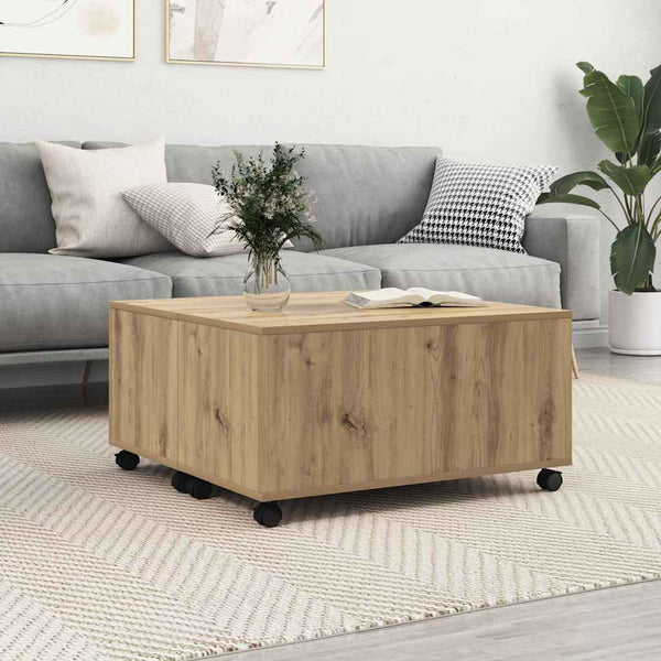 Sohvapöytä Artisan tammi 75 x 75 x 38 cm Tekninen puu