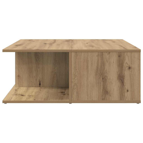 Sohvapöytä artesaani tammi 80 x 80 x 31.5 cm Tekninen puu