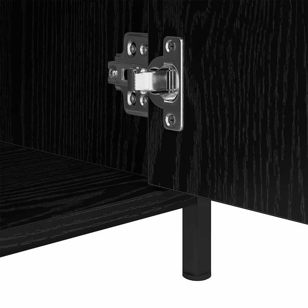 Yöpöytäkaappi Musta tammi. 40 x 42 x 60 cm Tekninen puu