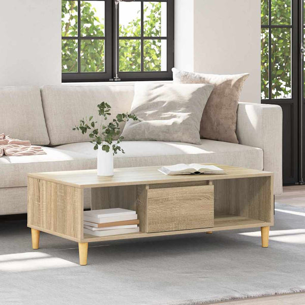 Sohvapöytä Sonoman tammi 102 x 55 x 35 cm Tekninen puu