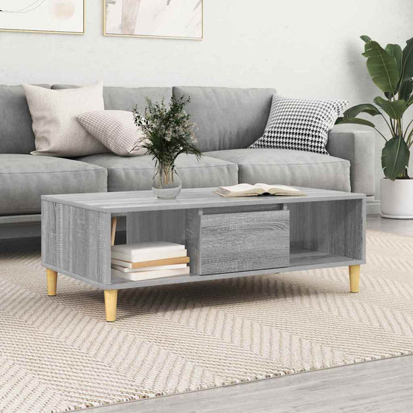 Sohvapöytä Harmaa Sonoma 102 x 55 x 35 cm Tekninen puu