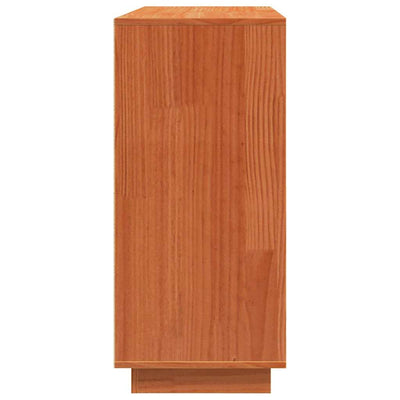 Vahanruskea sivupöytä Barbata 110x34x75cm (mänty)