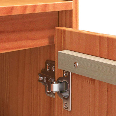 Ruskea sivupöytä Karmen 104.5x34x80cm