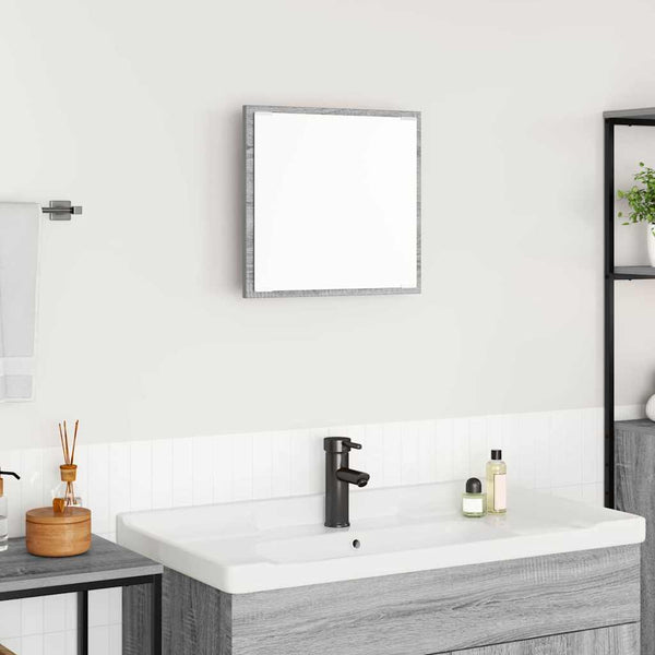 LED kylpyhuonemirror Harmaa Sonoma 40 x 37 x 8.5 cm