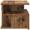 Kelluva yöpöytä 2 pcs Vanha puu 40 x 31 x 27 cm Tekninen puu