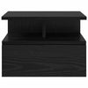 Kelluva yöpöytä 2 pcs Musta tammi 40 x 31 x 27 cm Tekninen puu