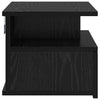 Kelluva yöpöytä 2 pcs Musta tammi 40 x 31 x 27 cm Tekninen puu