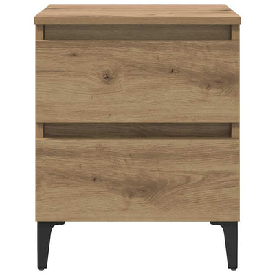 Yöpöytäkaappi 2 pcs artesaani tammi 40 x 35 x 50 cm