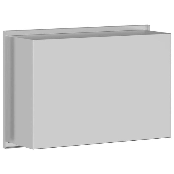 Suihkukuoppa Hopea 30 x 20 x 9,5 cm Ruostumaton teräs