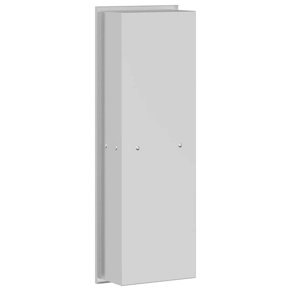 Suihkukuoppa Hopea 60 x 20 x 9,5 cm Ruostumaton teräs