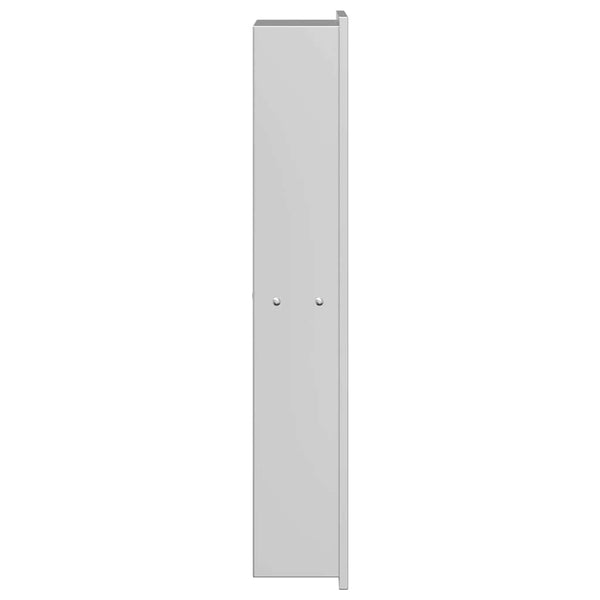 Suihkukuoppa Hopea 60 x 20 x 9,5 cm Ruostumaton teräs