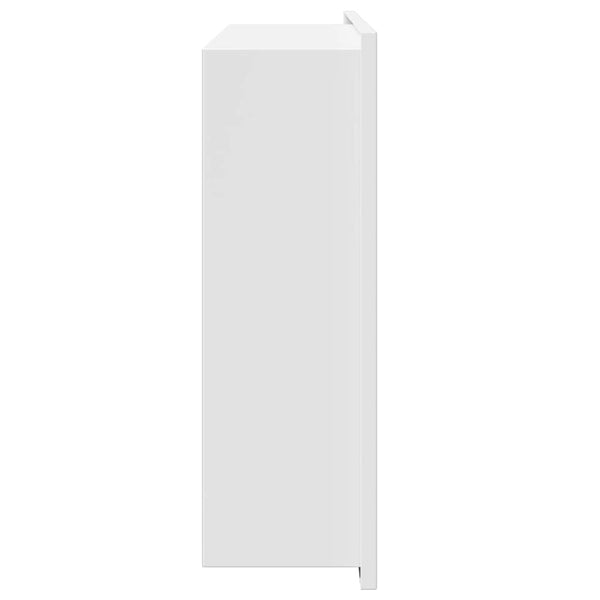 Suihkukuoppa valkoinen 45 x 30 x 9,5 cm Ruostumaton teräs
