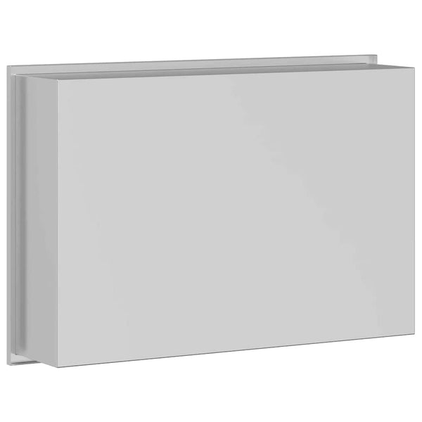 Suihkukuoppa Hopea 45 x 30 x 9,5 cm Ruostumaton teräs