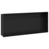 Suihkukuoppa Musta 75 x 30 x 9,5 cm Ruostumaton teräs